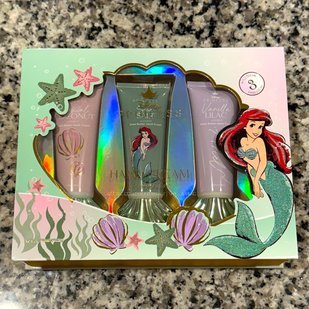 Little Mermaid Hand Cream Trio